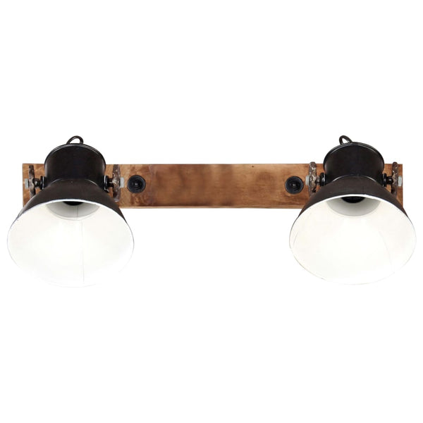 Industrie Wandlampe Schwarz 45x25 cm E27