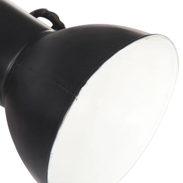 Industrie Wandlampe Schwarz 45x25 cm E27