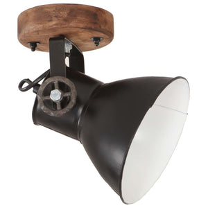Industrie Wandleuchten/Deckenleuchten Schwarz 2er-Set