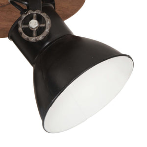 Industrielle Deckenlampe Schwarz E27