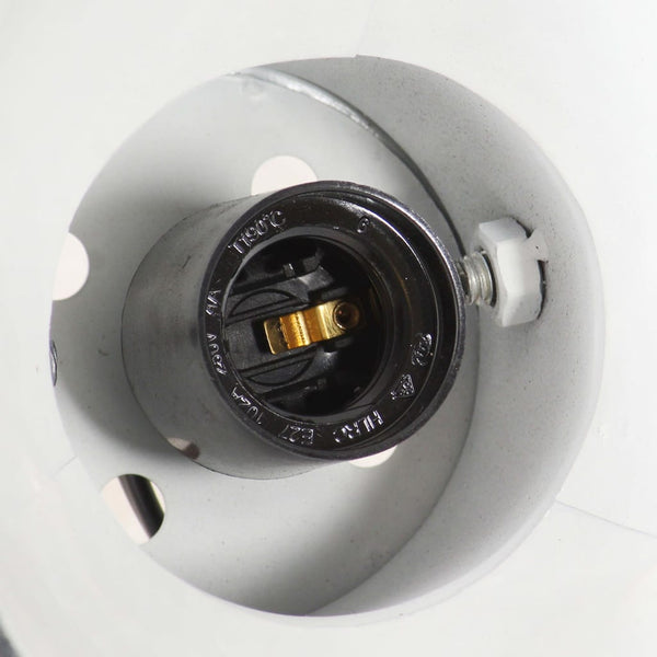 Industrielle Deckenlampe Schwarz E27