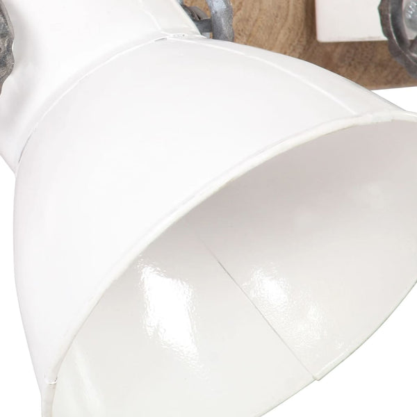 Industrie Wandlampe Weiß 90cm E27