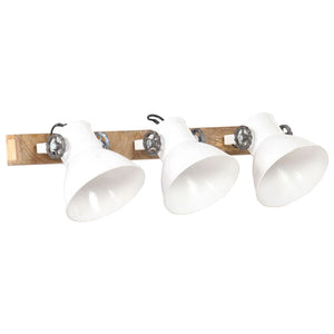 Industrie Wandlampe Weiß 65cm E27