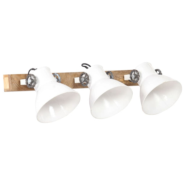 Industrie Wandlampe Weiß 65cm E27