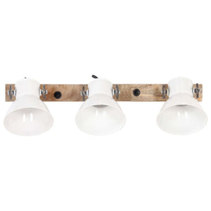 Industrie Wandlampe Weiß 65cm E27