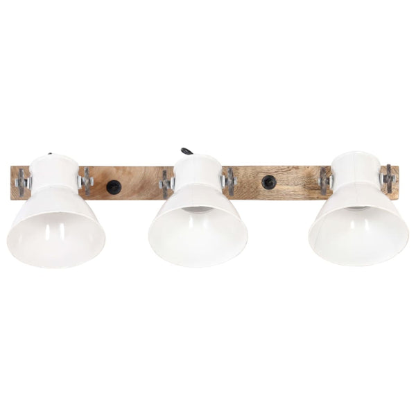 Industrie Wandlampe Weiß 65cm E27