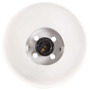 Industrie Wandlampe Weiß 65cm E27