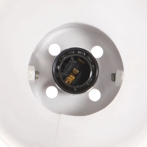 Industrie Wandlampe Weiß 65cm E27