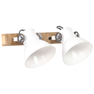 Wandlampe Weiß Industriestil 45 cm