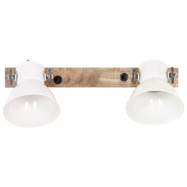 Wandlampe Weiß Industriestil 45 cm