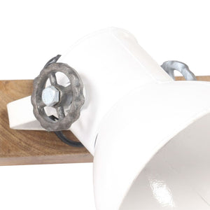 Wandlampe Weiß Industriestil 45 cm