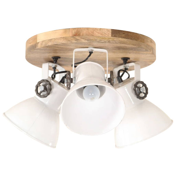 Industrielle Deckenlampe Weiß E27