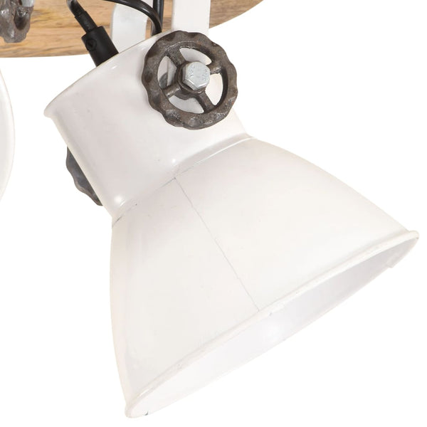 Industrielle Deckenlampe Weiß E27
