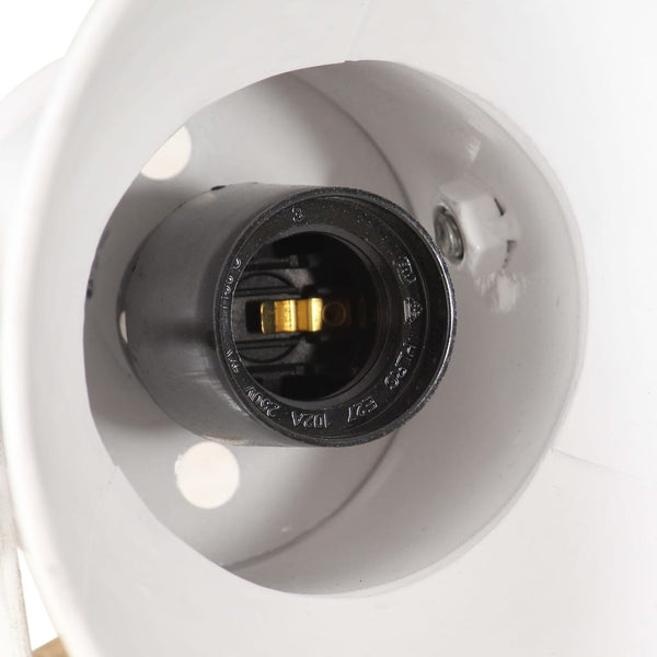 Industrielle Deckenlampe Weiß E27