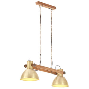 Industrie Hängelampe Messing 109 cm