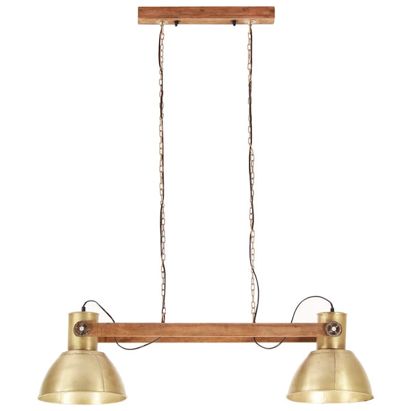 Industrie Hängelampe Messing 109 cm