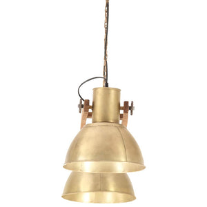 Industrie Hängelampe Messing 109 cm