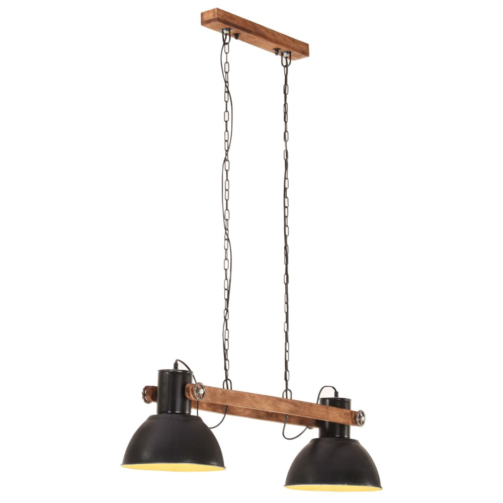 Industrie Hängelampe Schwarz 109cm E27