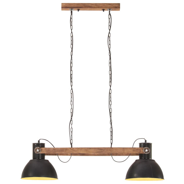 Industrie Hängelampe Schwarz 109cm E27