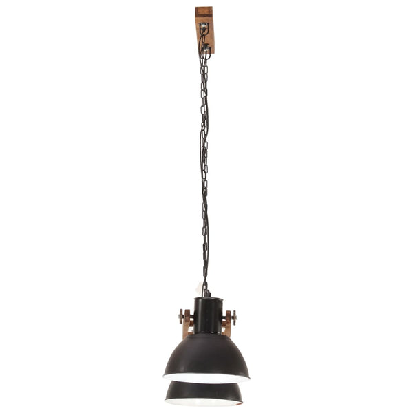 Industrie Hängelampe Schwarz 109cm E27