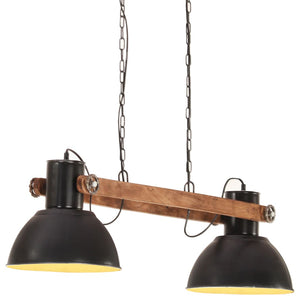 Industrie Hängelampe Schwarz 109cm E27