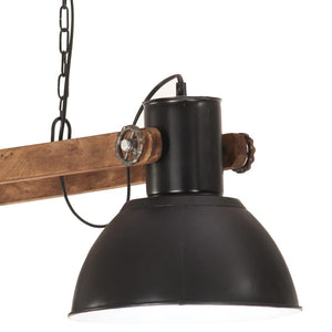 Industrie Hängelampe Schwarz 109cm E27