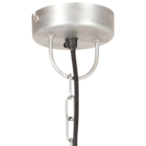 Industrie Hängelampe Silber 30cm E27