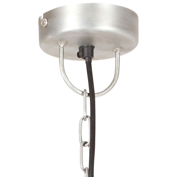 Industrie Hängelampe Silber 30cm E27
