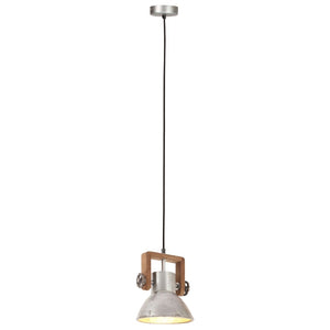 Industrie Hängelampe Silber 19cm E27