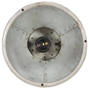 Industrie Hängelampe Silber 19cm E27