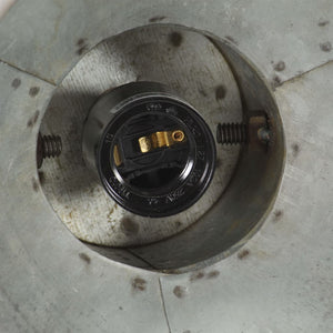 Industrie Hängelampe Silber 19cm E27