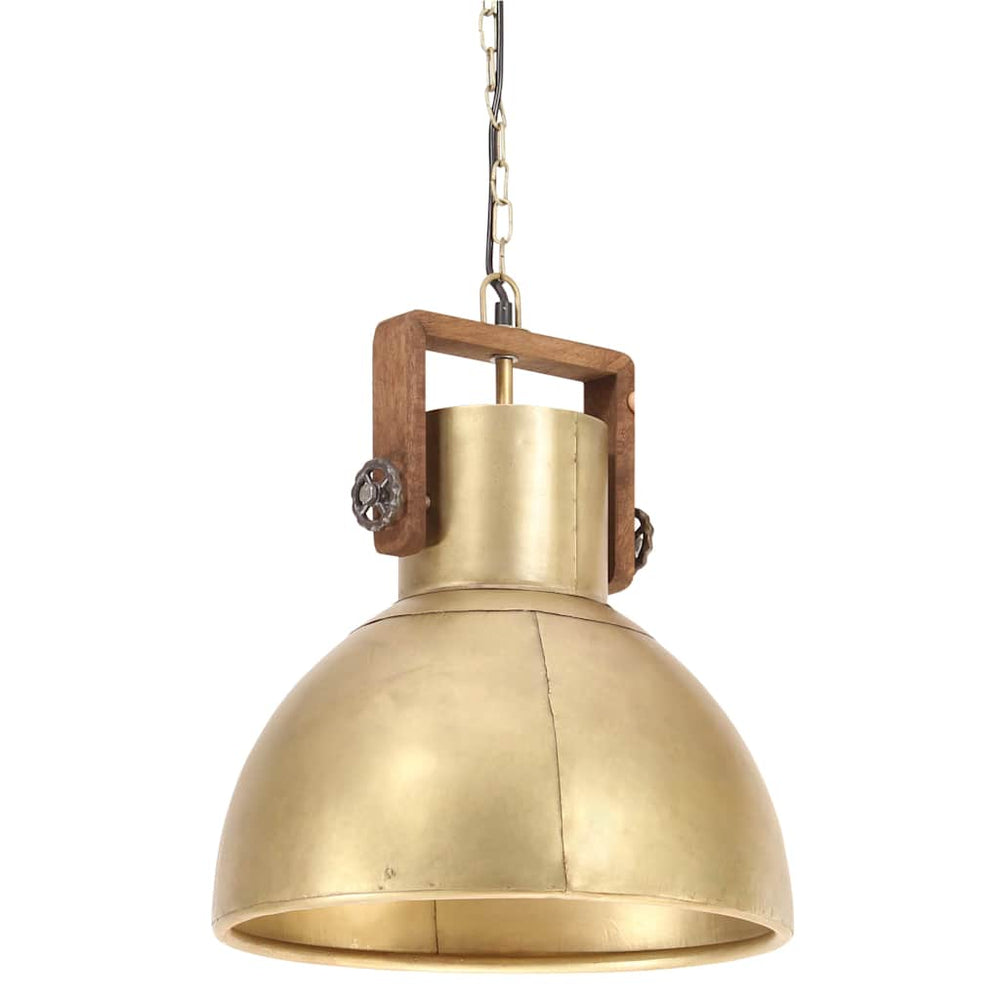 Industrie Hängelampe Messing 40cm E27