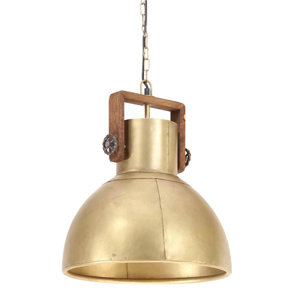 Industrie Hängelampe Messing 40cm E27