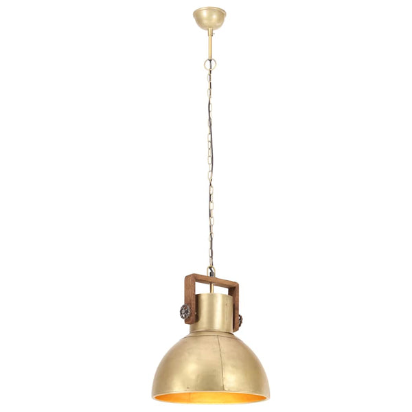 Industrie Hängelampe Messing 40cm E27