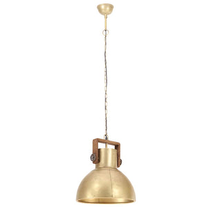Industrie Hängelampe Messing 40cm E27
