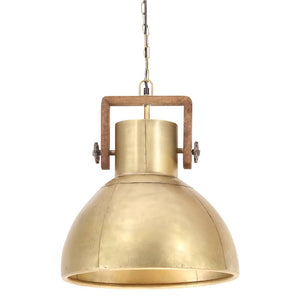 Industrie Hängelampe Messing 40cm E27