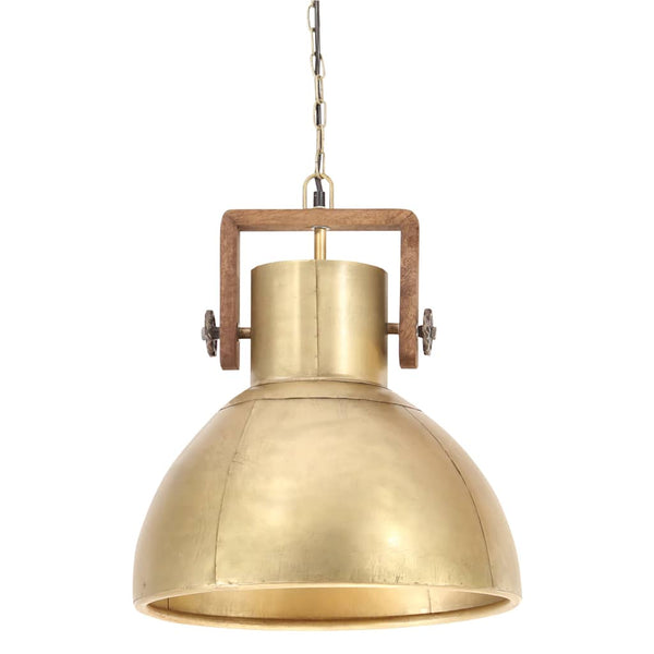 Industrie Hängelampe Messing 40cm E27