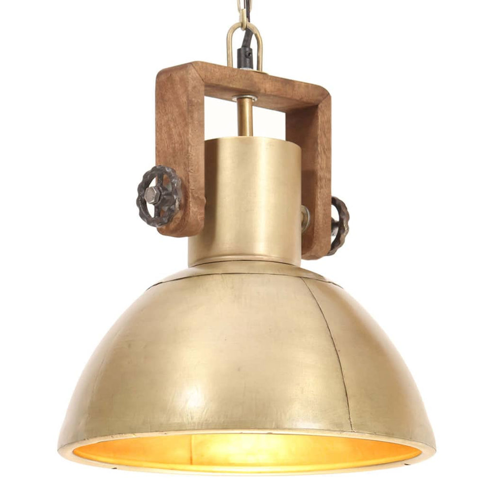 Industrie Hängelampe Messing 30cm E27