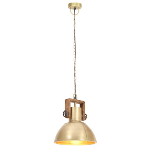 Industrie Hängelampe Messing 30cm E27