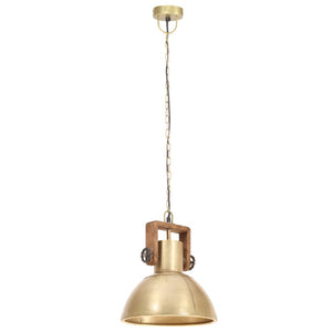 Industrie Hängelampe Messing 30cm E27