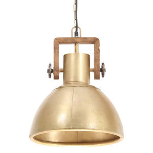 Industrie Hängelampe Messing 30cm E27