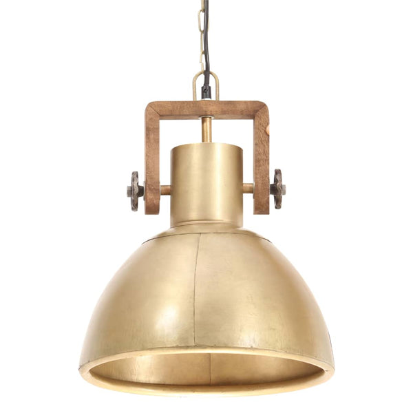 Industrie Hängelampe Messing 30cm E27