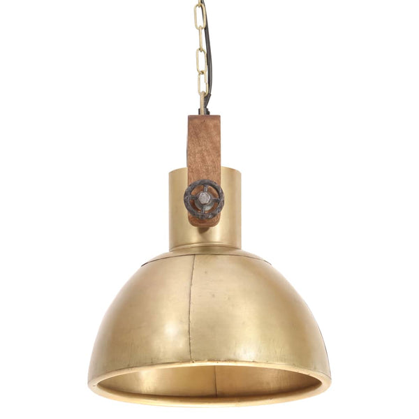 Industrie Hängelampe Messing 30cm E27