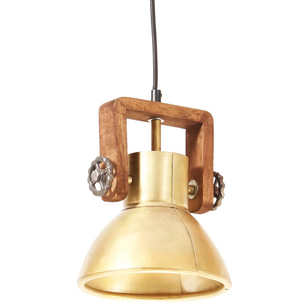 Industrie Hängelampe Messing 19 cm E27