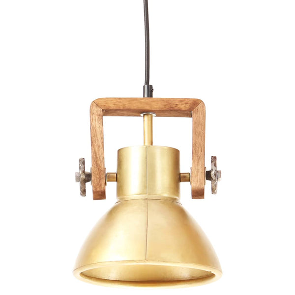Industrie Hängelampe Messing 19 cm E27