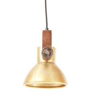 Industrie Hängelampe Messing 19 cm E27
