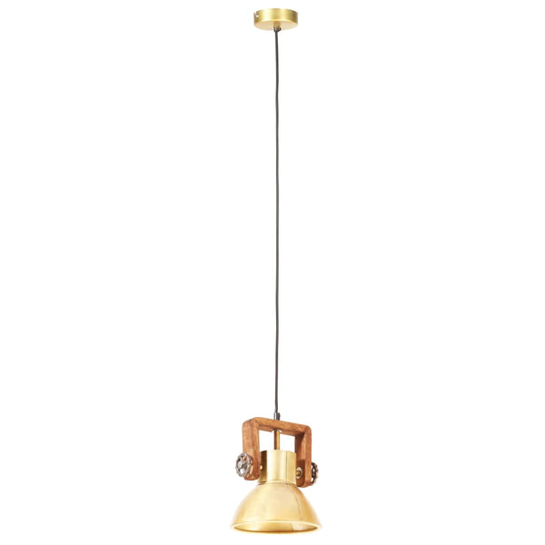 Industrie Hängelampe Messing 19 cm E27
