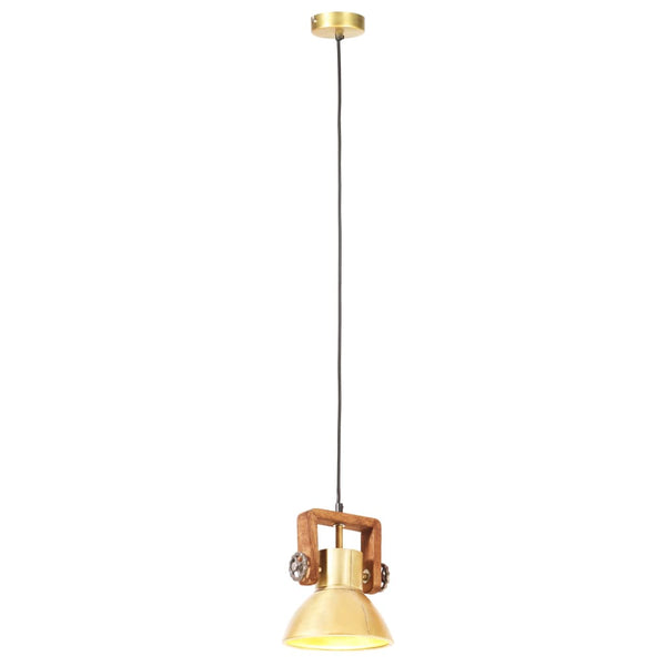 Industrie Hängelampe Messing 19 cm E27