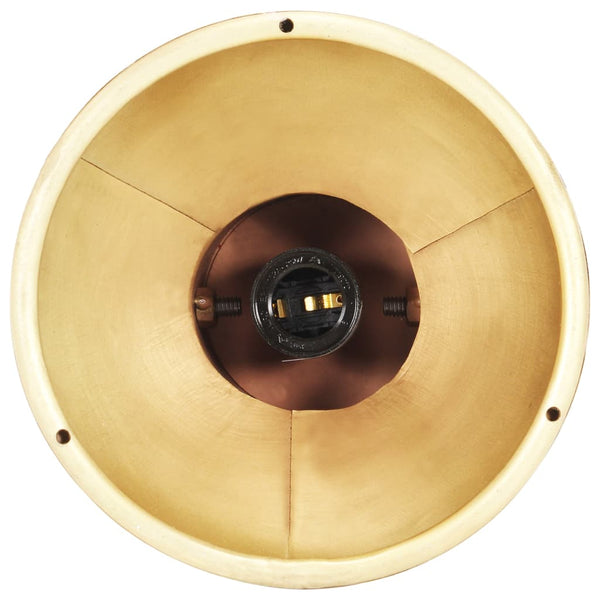 Industrie Hängelampe Messing 19 cm E27