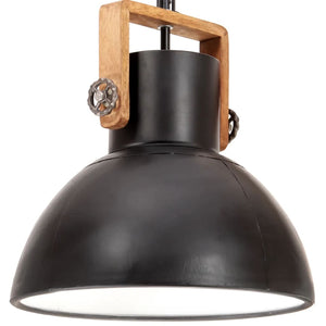 Industrie Hängelampe Schwarz 40 cm E27